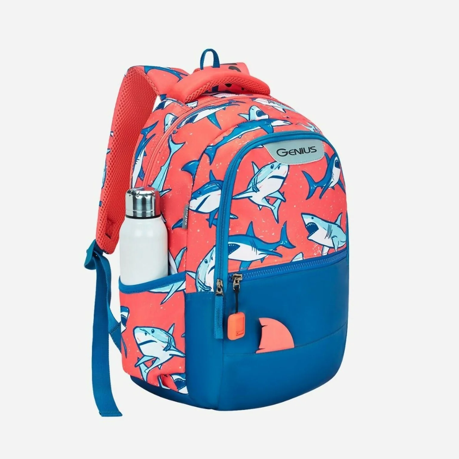 GENIUS safari Splash 15CB 23L Multicolor Blue Backpack for School, College & Travel - Image 5
