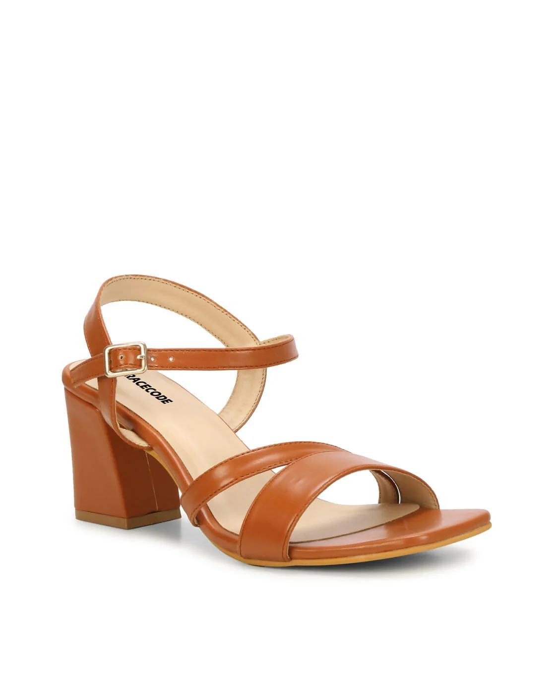GRACECODE Women's Open-Toe Chunky-Heeled Sandals - Image 3