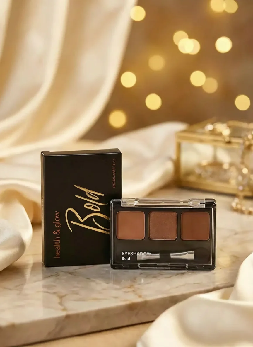 Health & Glow eyeshadow palette 3 in 1 bold - Image 2