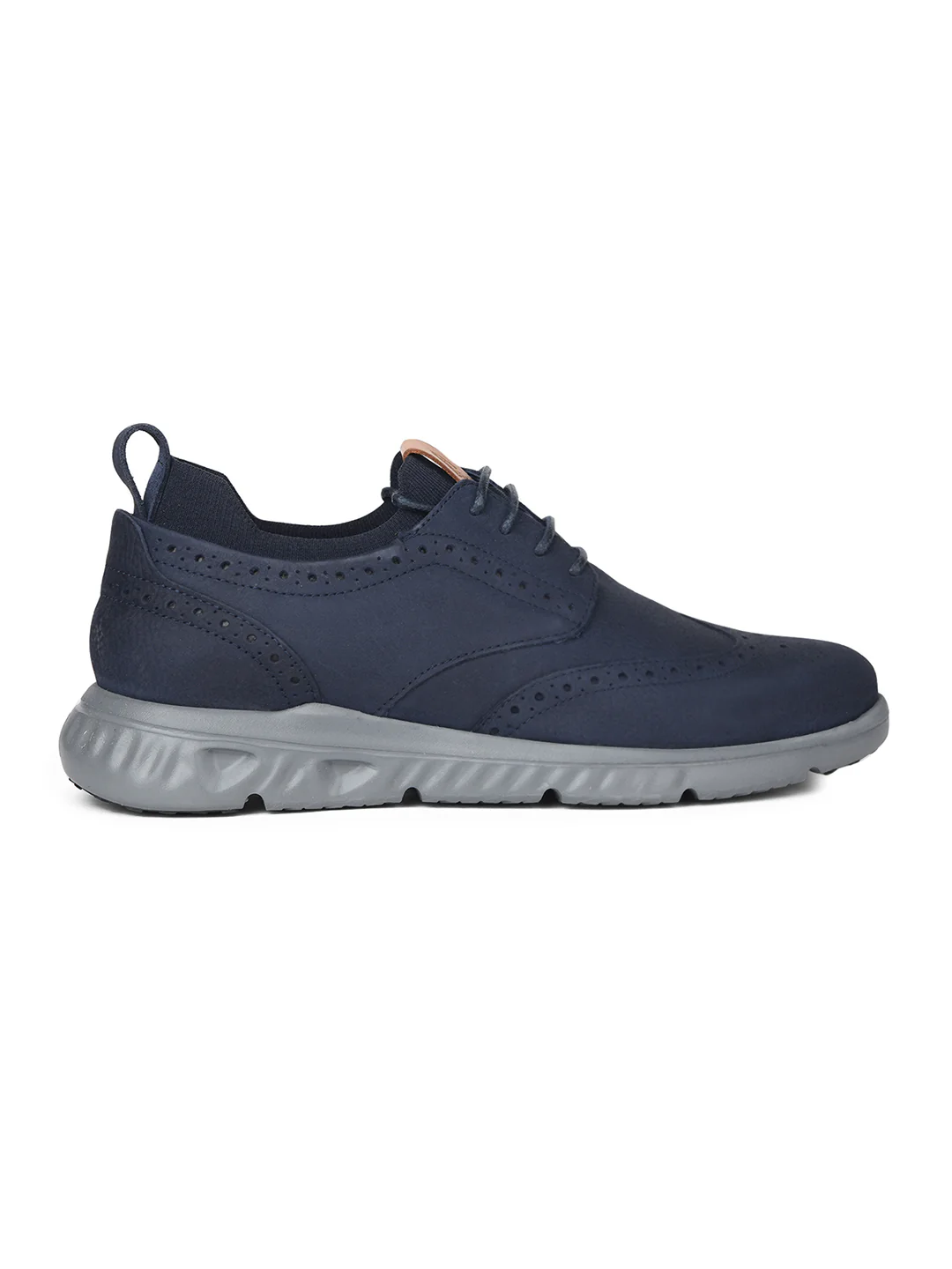 Hush Puppies Men Navy Blue Casual Lace-up Shoes - Image 2