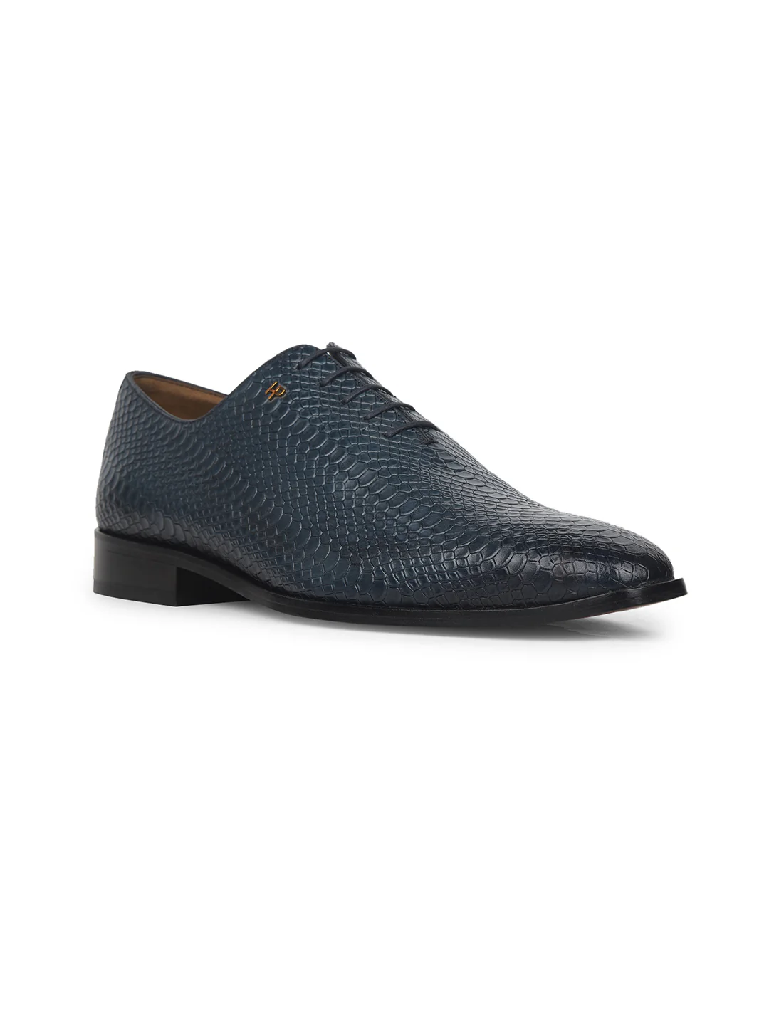 Hush Puppies Men Navy Blue Formal Lace-up Derby Shoes