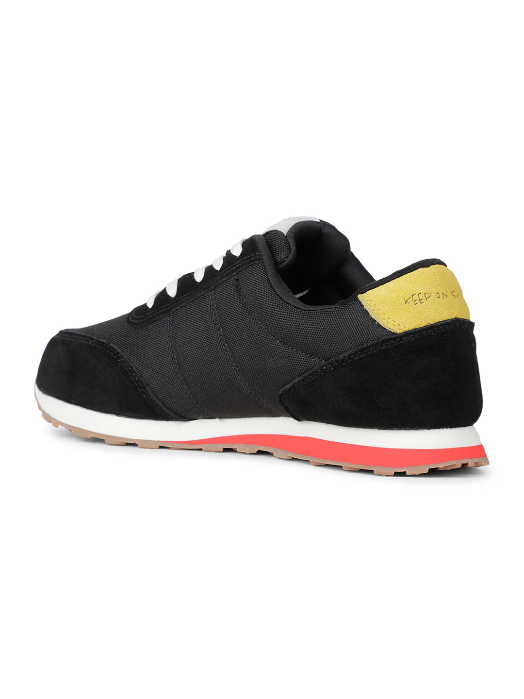 Hush Puppies Women Black Casual Lace-up Sneaker - Image 3