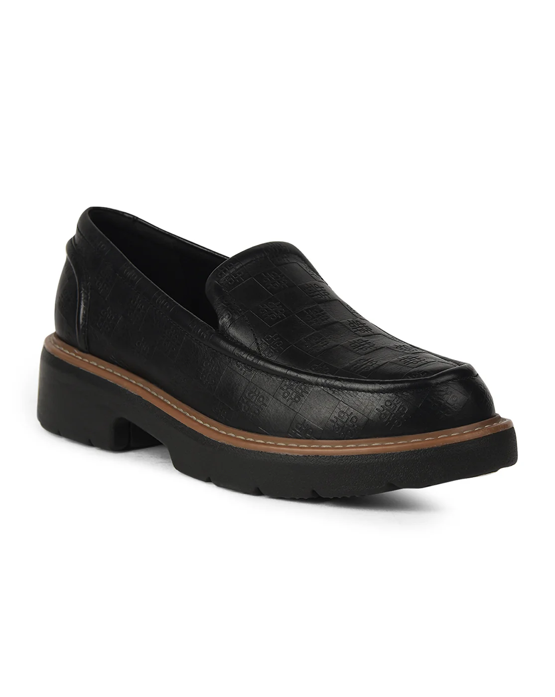 Hush Puppies Women Black Casual Slip-on Loafers