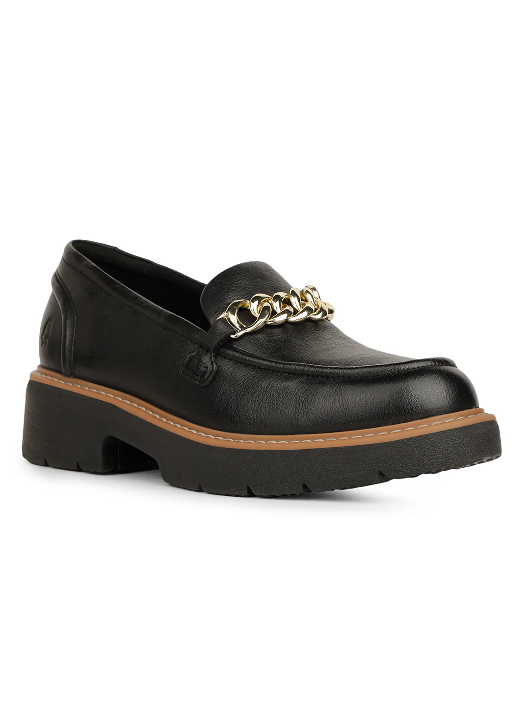 Hush Puppies Women Black Casual Slip-on Loafers