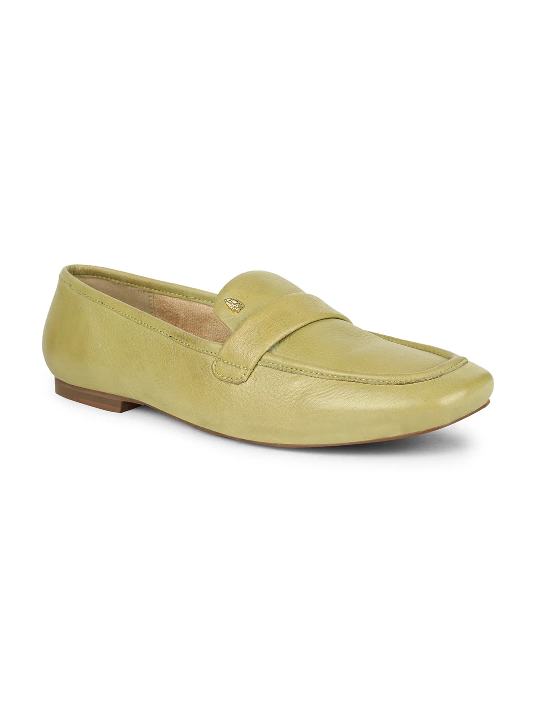 Hush Puppies Women Light Green Casual Slip-on Loafers