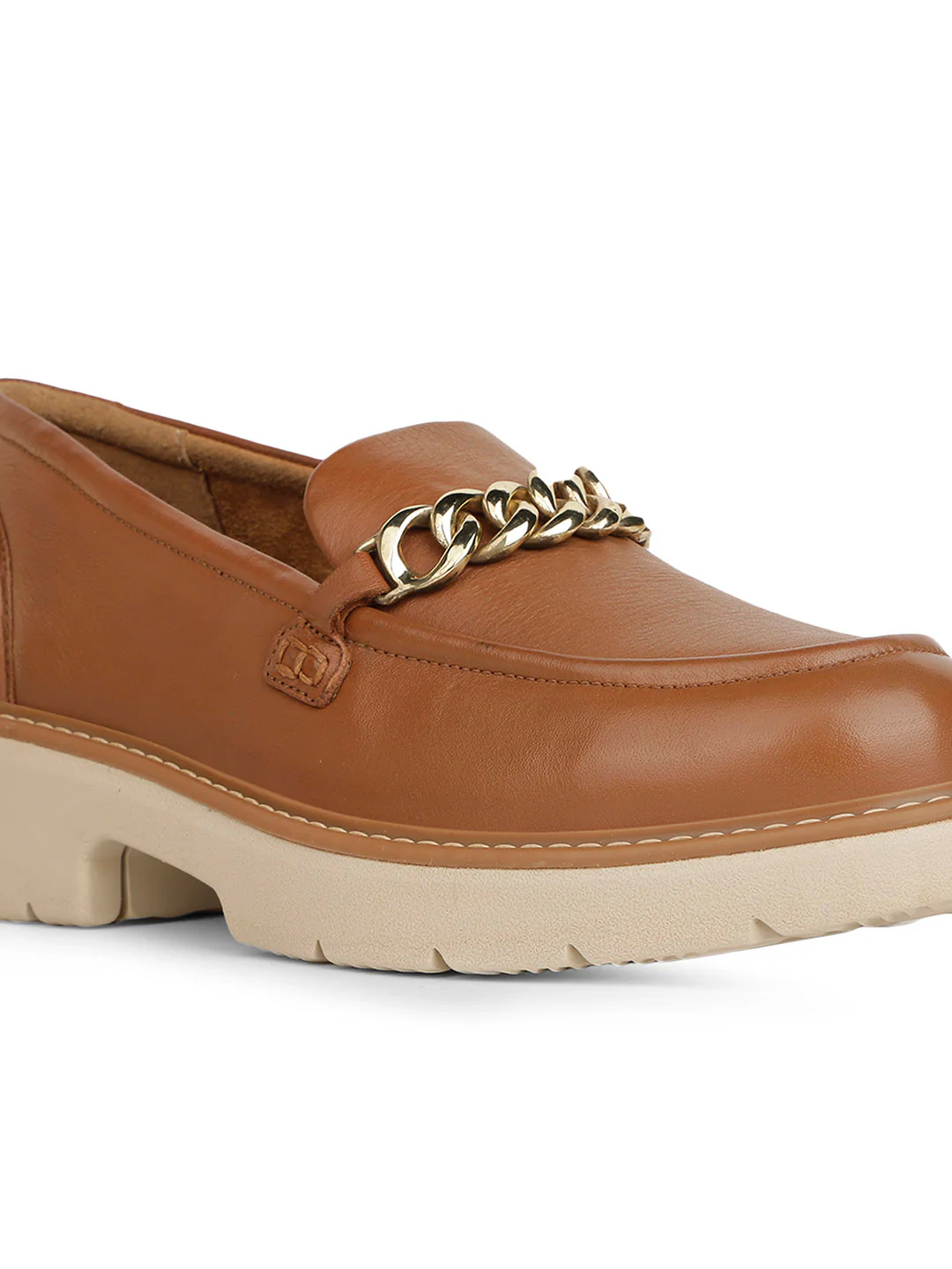 Hush Puppies Women Tan Casual Slip-on Loafers - Image 6