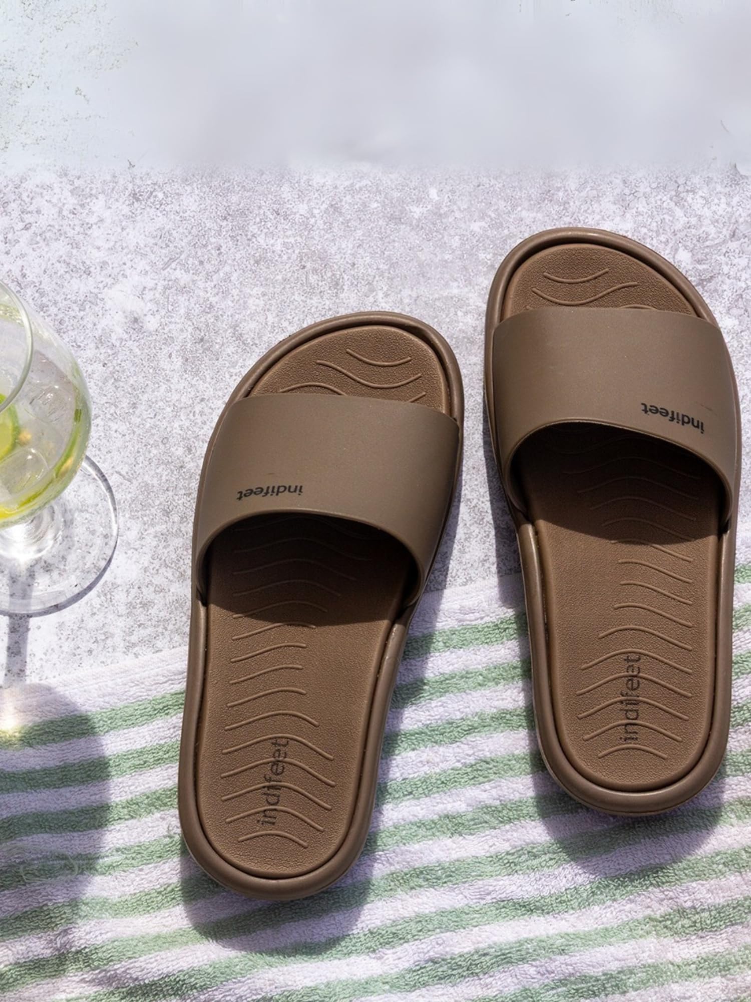 Indifeet Comfortable Rubber Slides for Women - Image 5