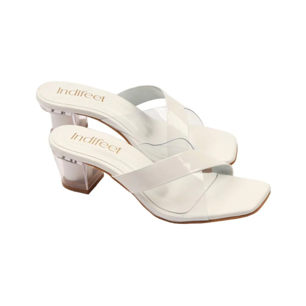 Indifeet Cross Strap Block Heels - Image 10