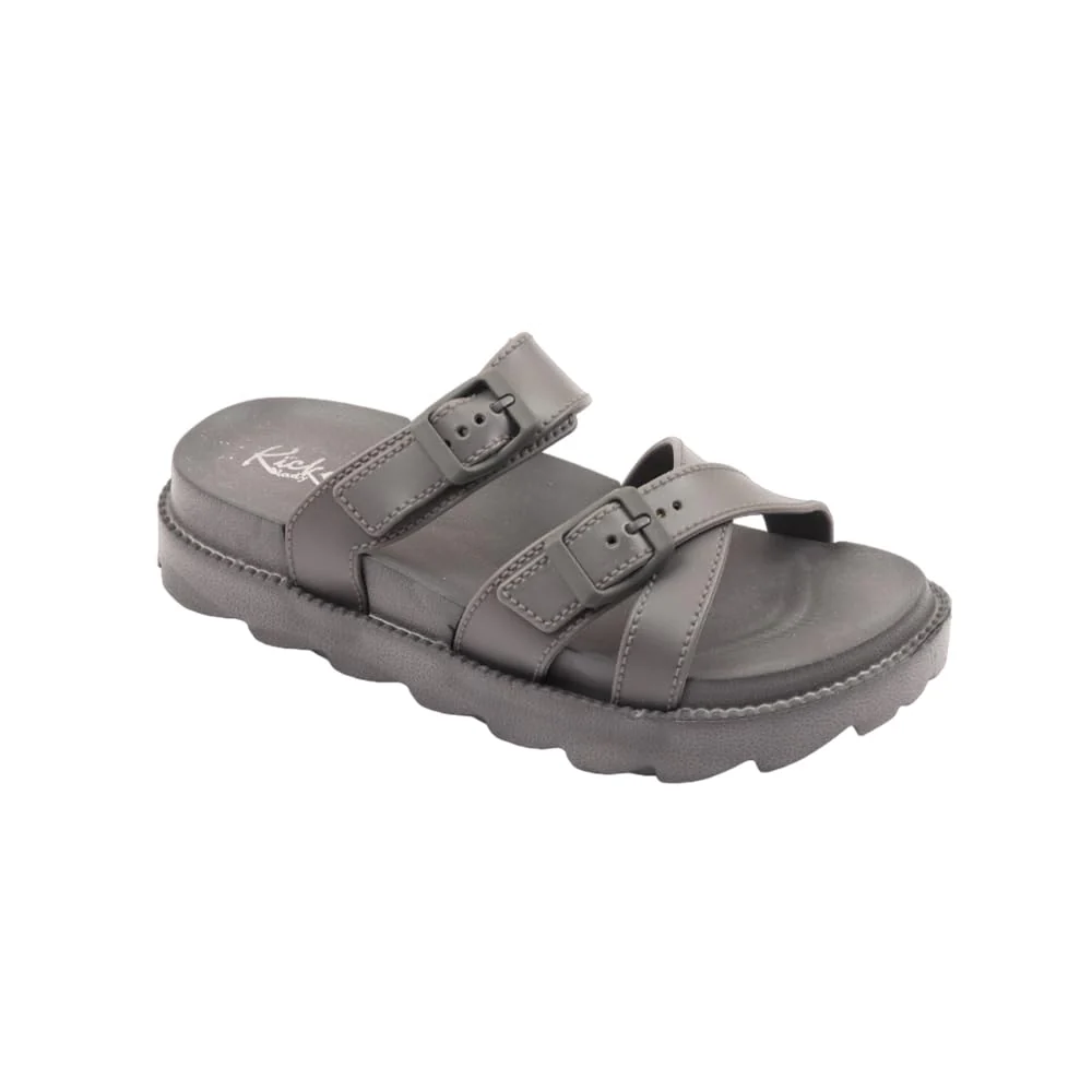 Indifeet Open Toe Buckle Sliders for Women - Image 12