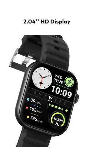itel Alpha Edge Bluetooth Smartwatch with Square Touch Display (Multicolor) - Image 3