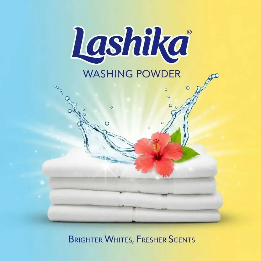 Lashika JCW Active Wash Detergent Powder Powerful Cleaning for Machine & Bucket Wash (1 kg) - Image 3