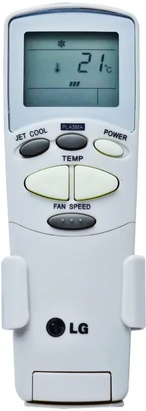 LG AC S01 lg Remote Controller- (White)