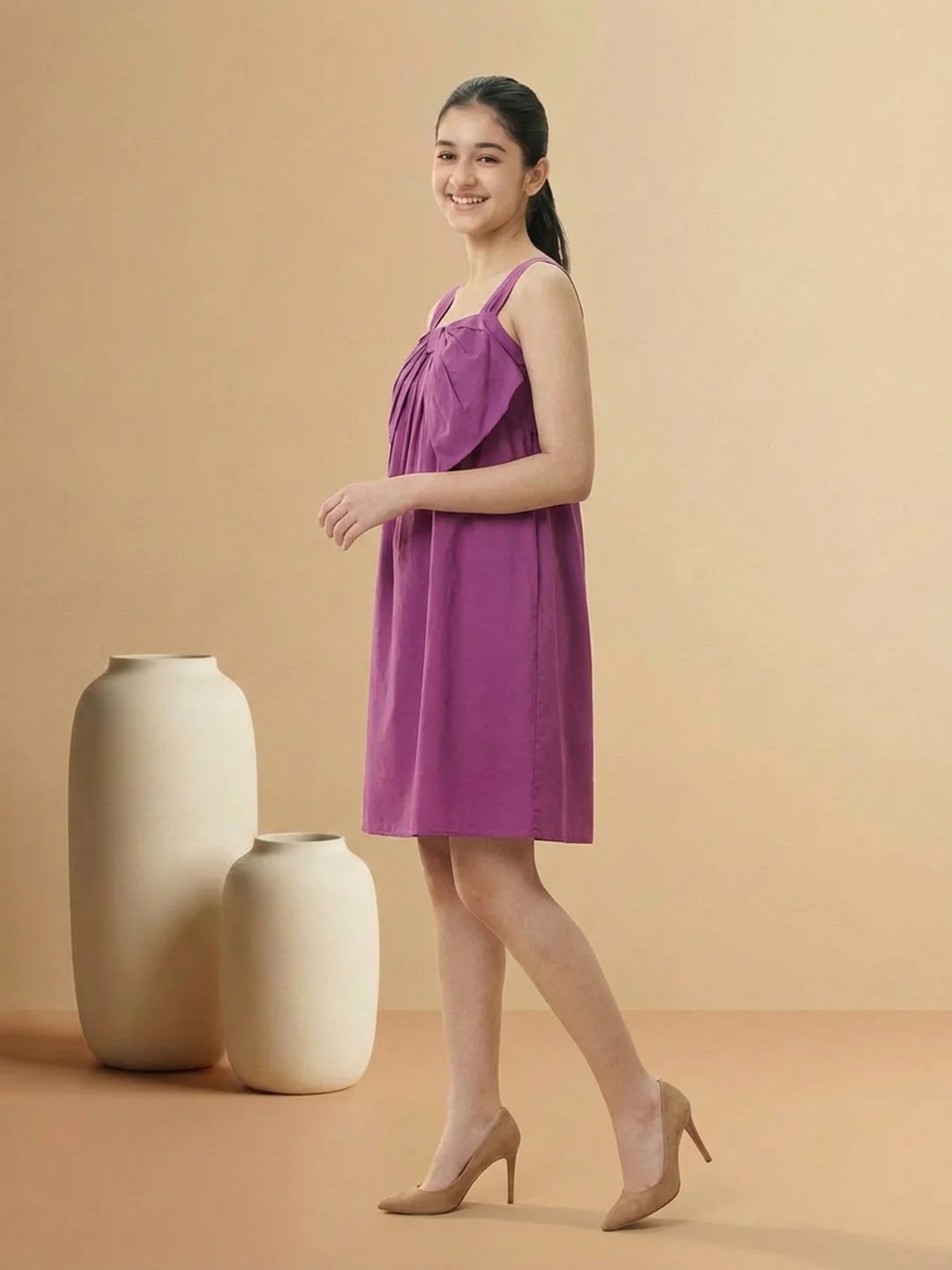 Lil Tomatoes Girls Cotton Dress - Image 3