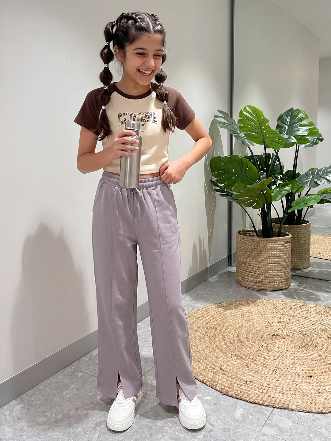 Lil Tomatoes Girls Cotton Looper Trackpant - Image 9