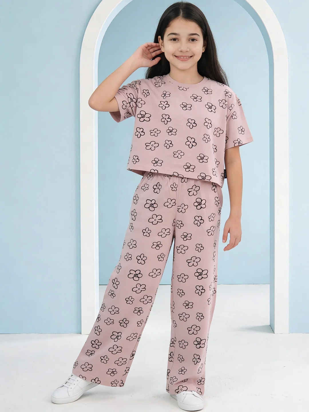 Lil Tomatoes Girls Cotton Night Suits