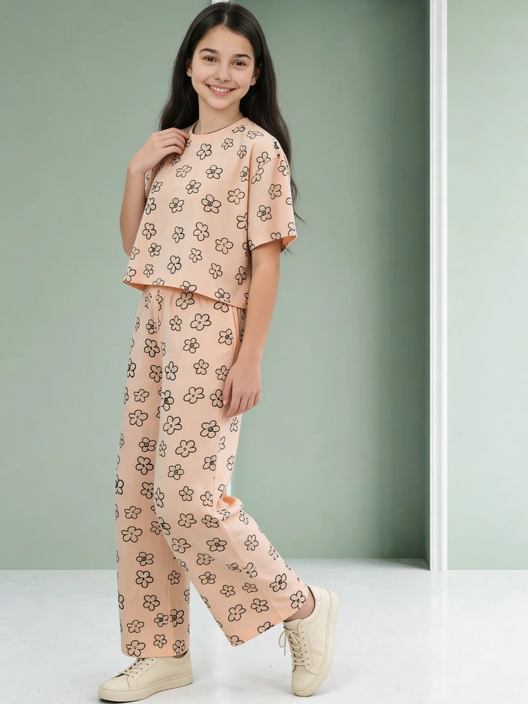 Lil Tomatoes Girls Cotton Night Suits - Image 14