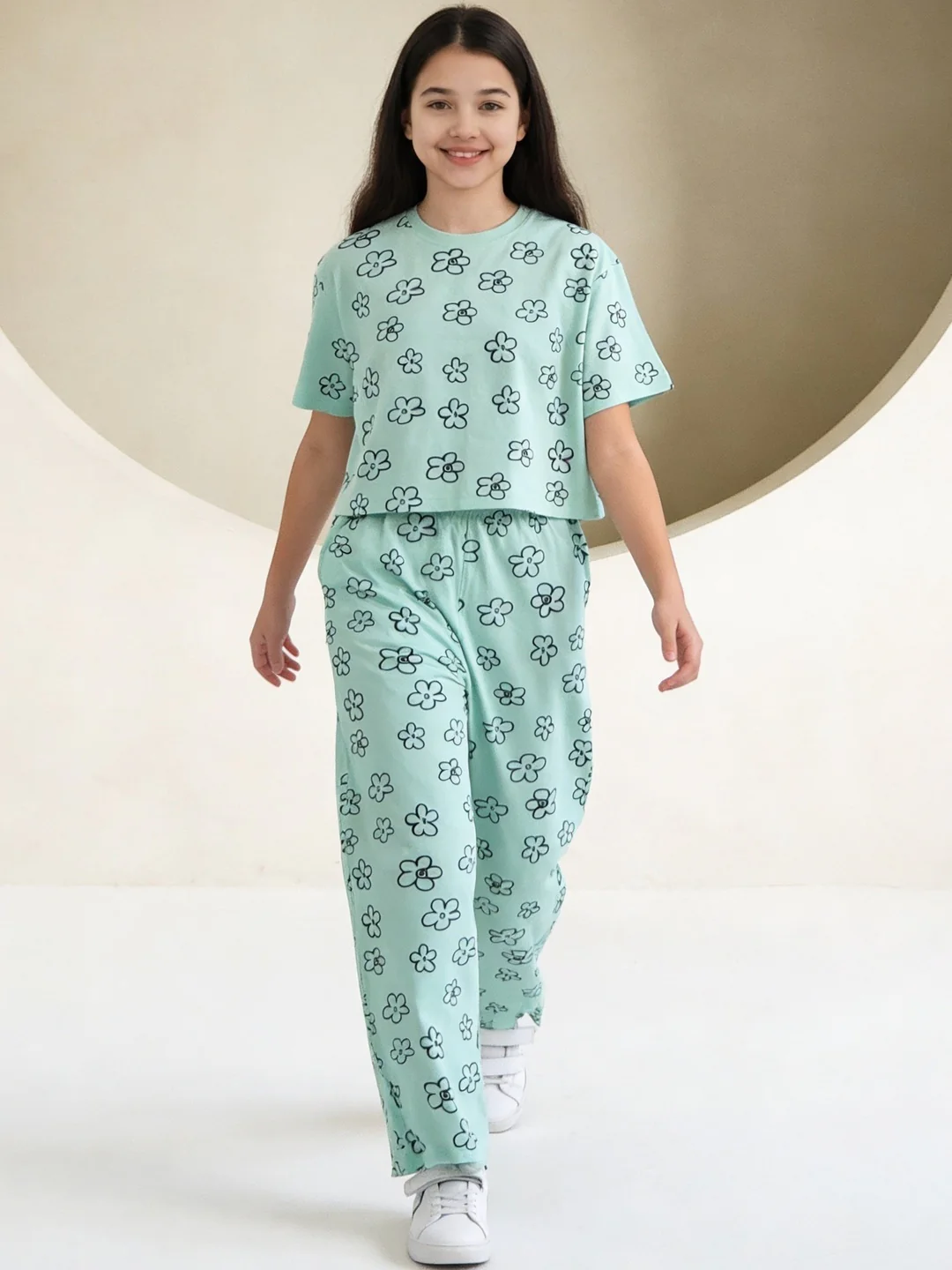 Lil Tomatoes Girls Cotton Night Suits - Image 6