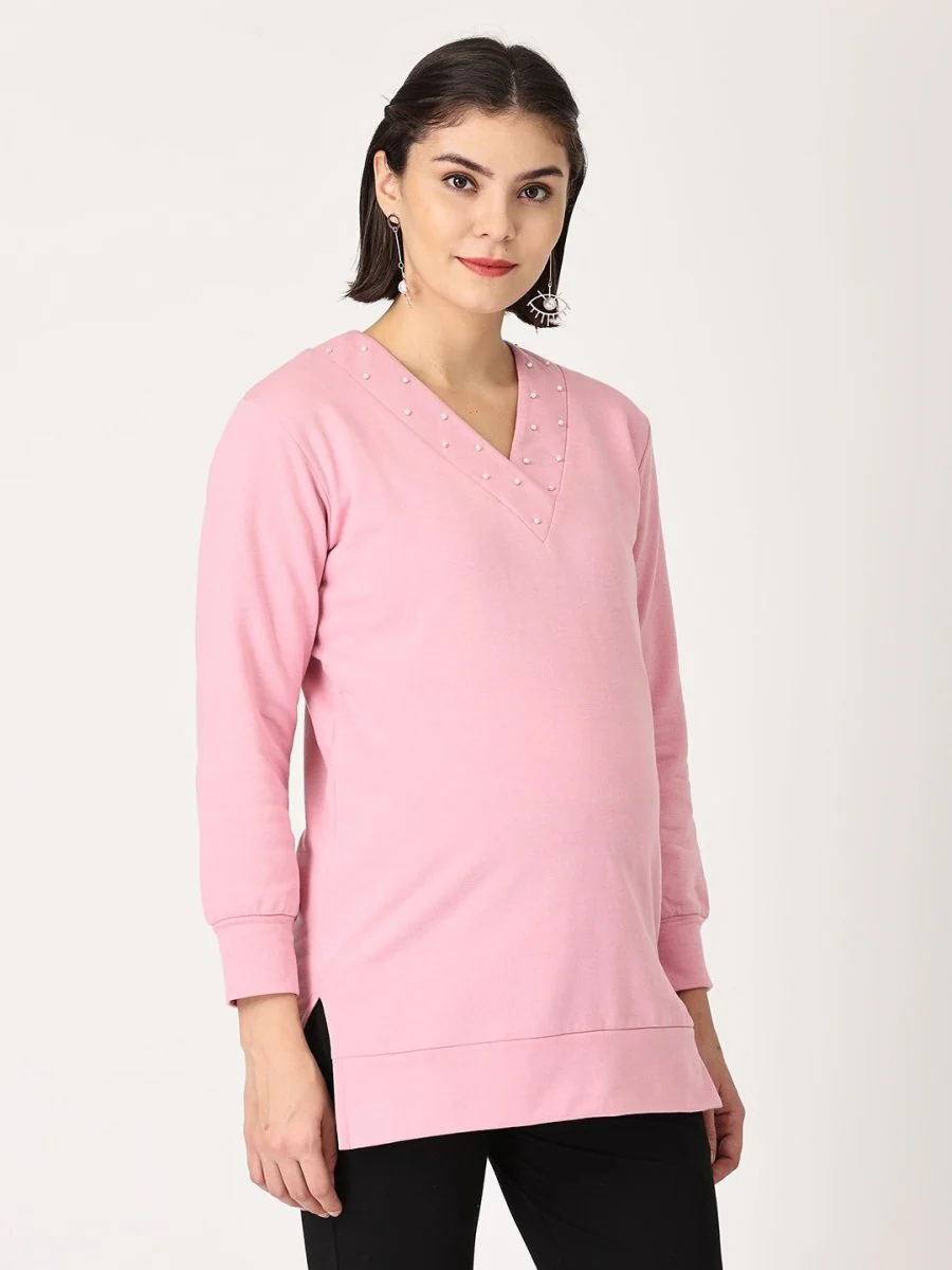 Lilac Pink Sachet Mumma Sweatshirt - Image 6