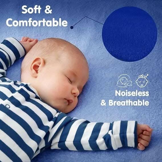 Mattress protector waterproof sleep mattress protector double bed king size (72 x 72 inchs royal blue)