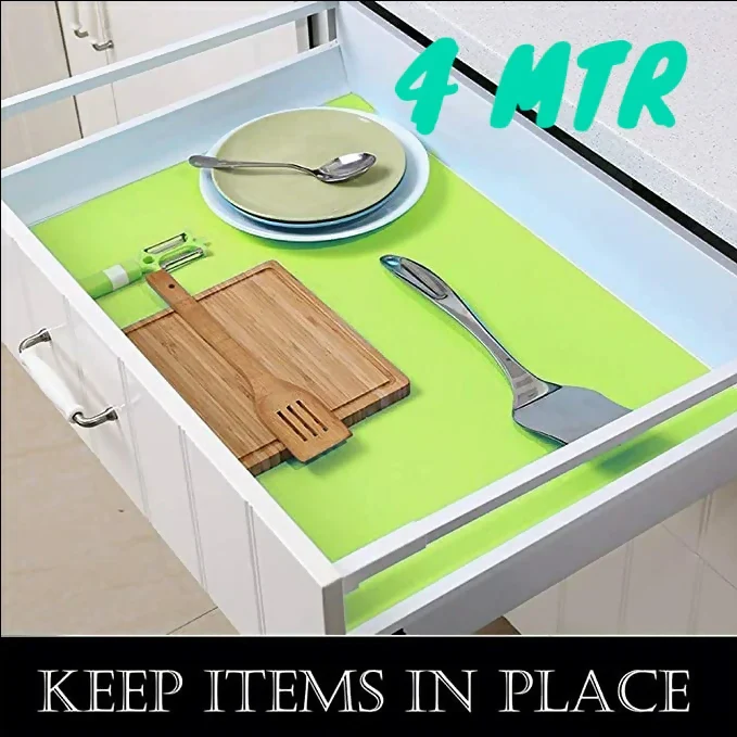 Mopak Decor Plain Eva Printed Solid Fridge Mat & Cover Pack of 1- (4Meters)