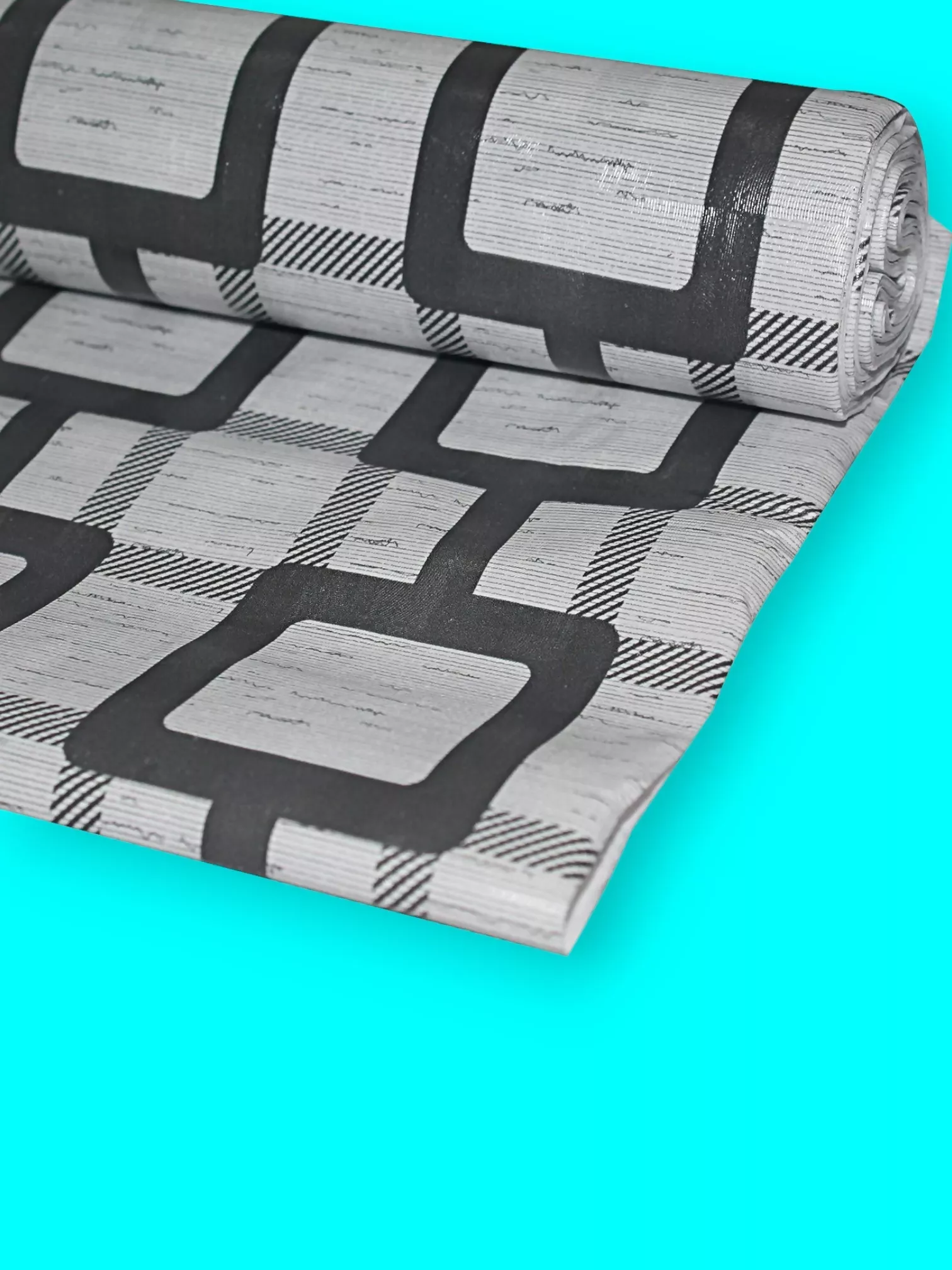 Mopak Decor Polyester Solid Fridge Mat & Cover - 50045 (Gray) - Image 5