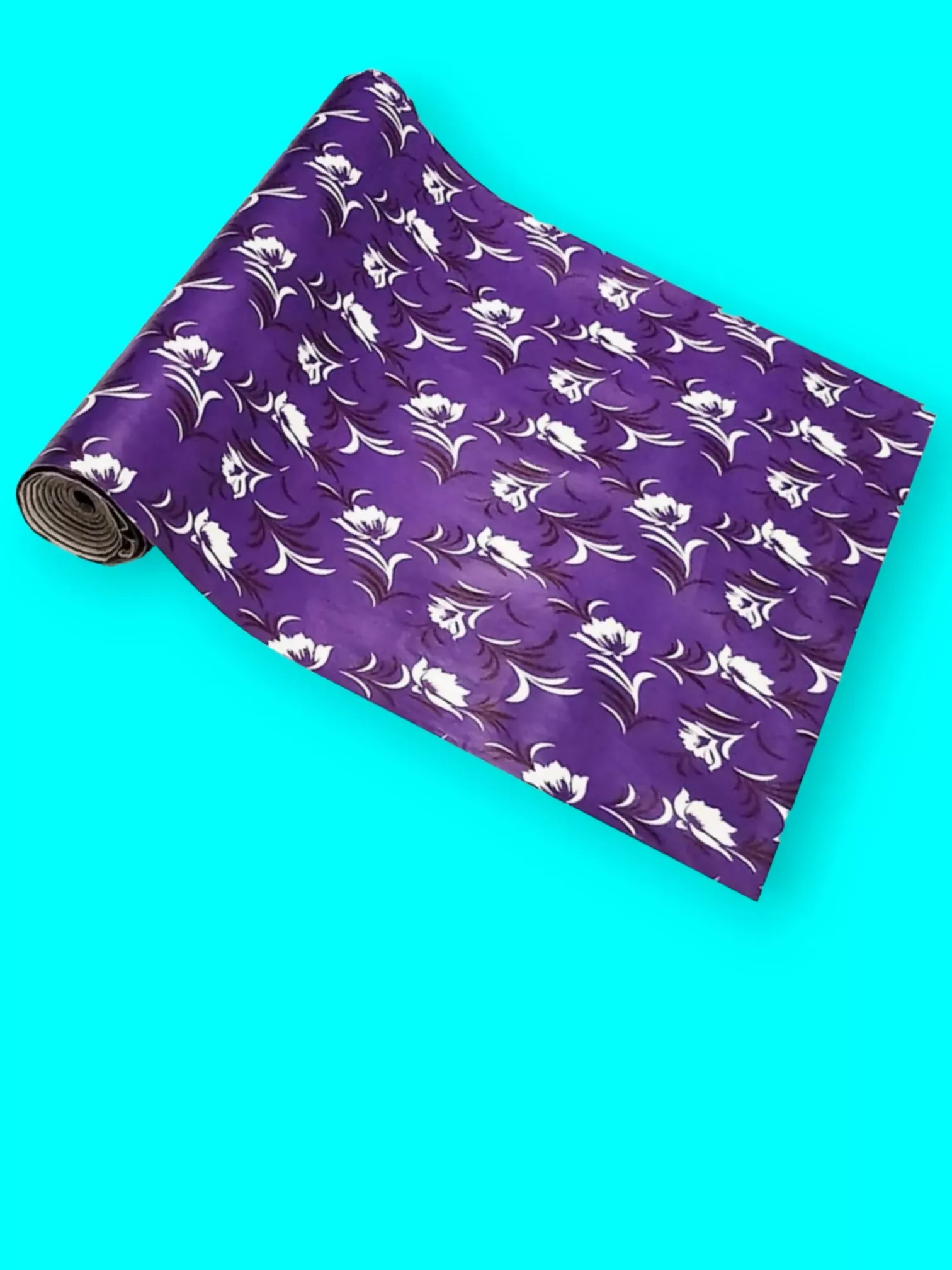 Mopak Decor Polyester Solid Fridge Mat & Cover - (Purple) - Image 2