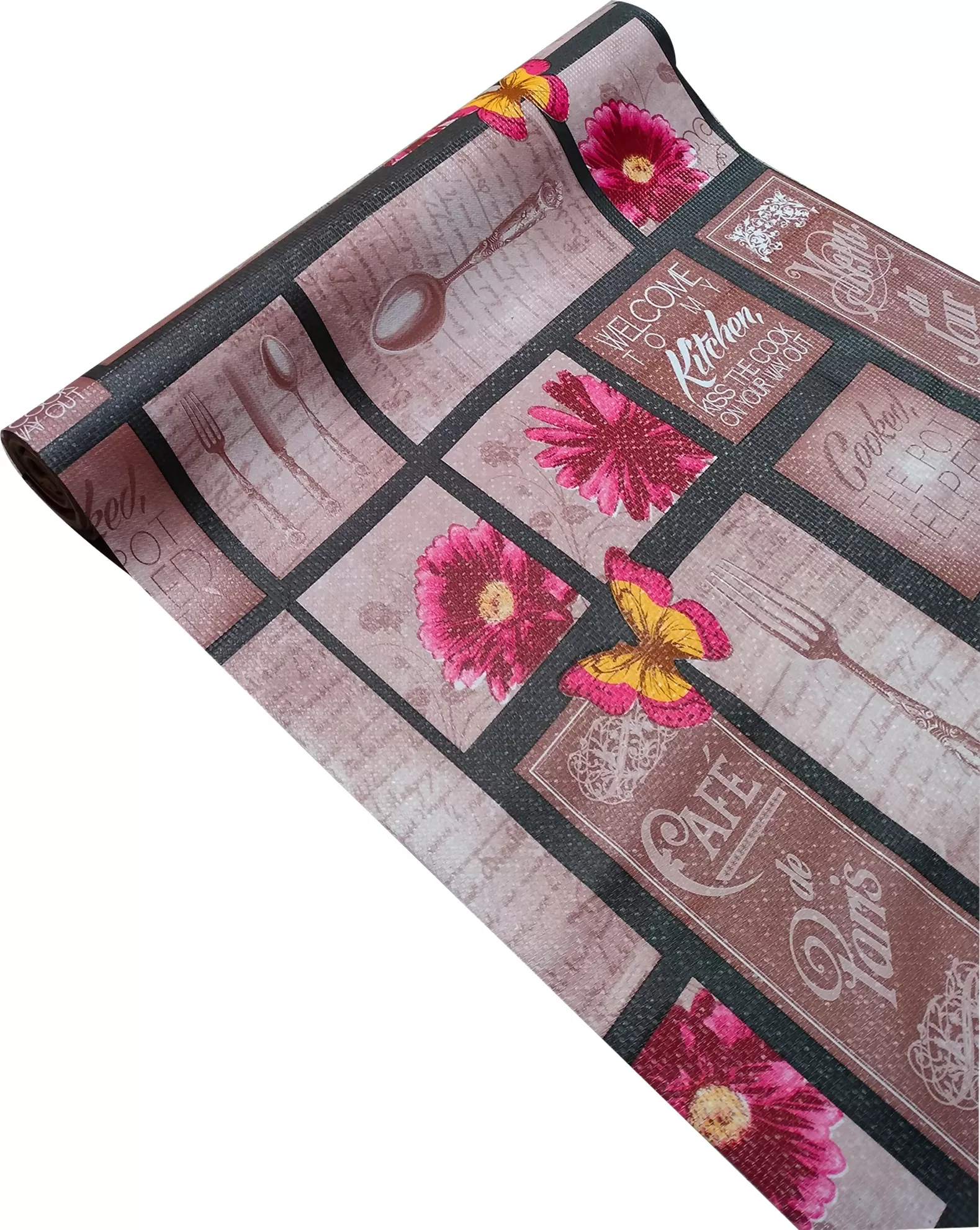 Mopak decor Polyester Solid Fridge Mat & Cover (Brown) - Image 5