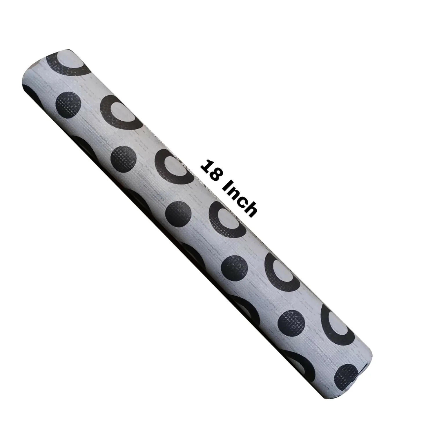 Mopak Decor Shelf Liner used for Wardrobe kitchen cabinet Drawer Slab Roll (Grey Black Circle) - Image 3