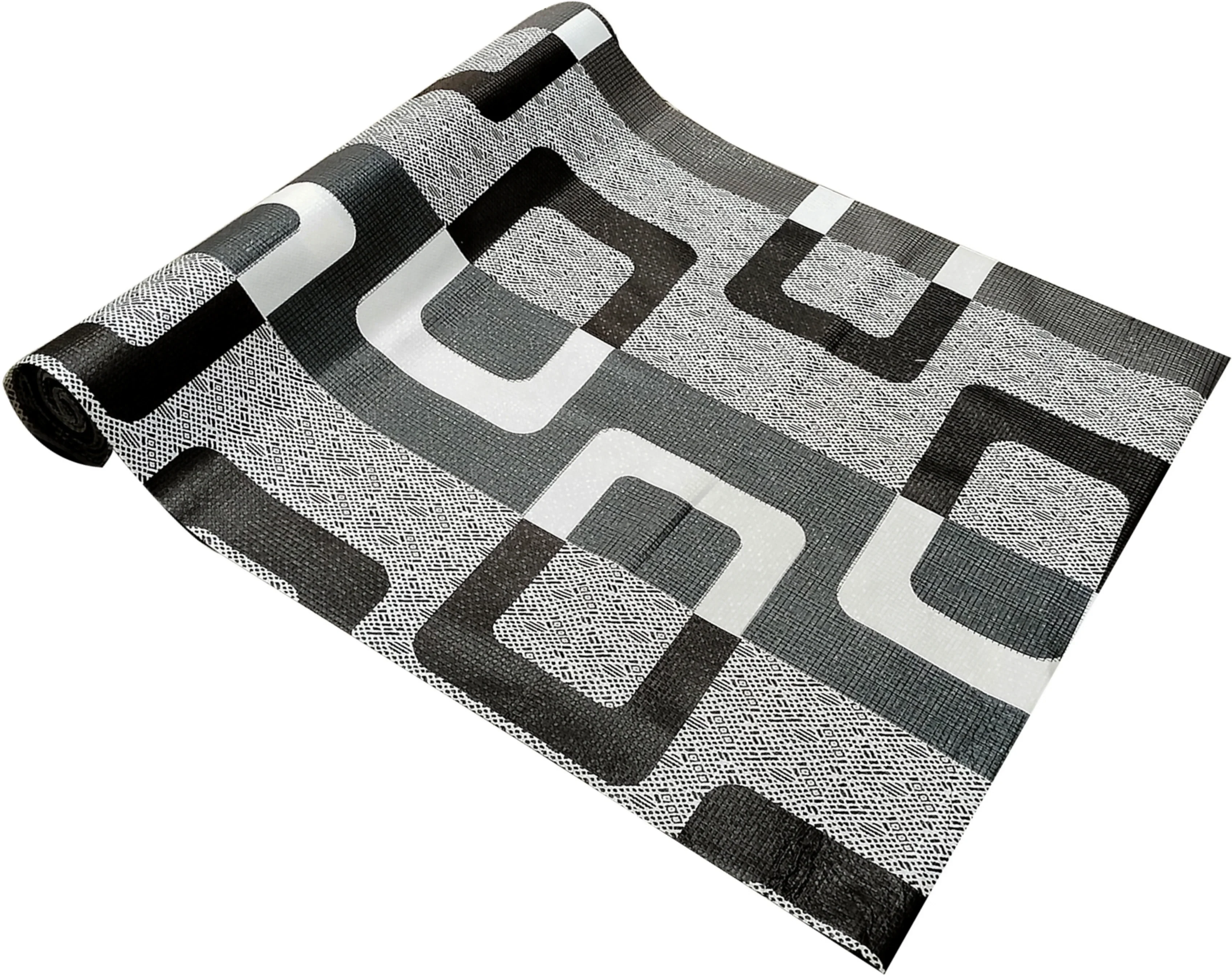 Mopak Decor Shelf Liner used for Wardrobe kitchen cabinet Drawer Slab Roll - (Balck)