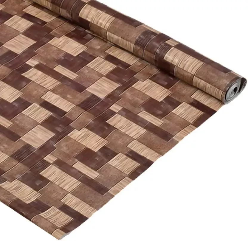 Mopak Decor Shelf Liner used for Wardrobe kitchen cabinet Drawer Slab Roll - (Brown) - Image 4