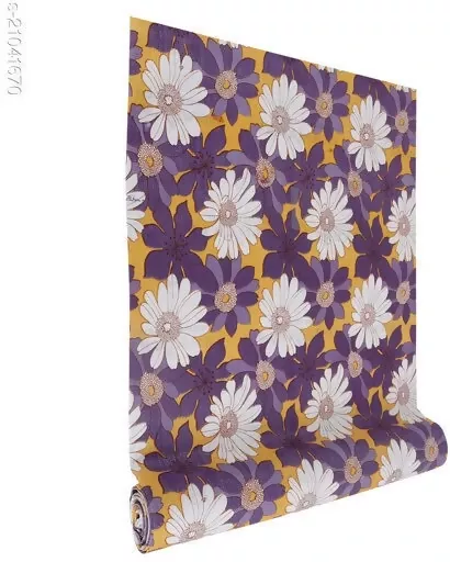Mopak Decor Shelf Liner used for Wardrobe kitchen cabinet Drawer Slab Roll - (Purple) - Image 4