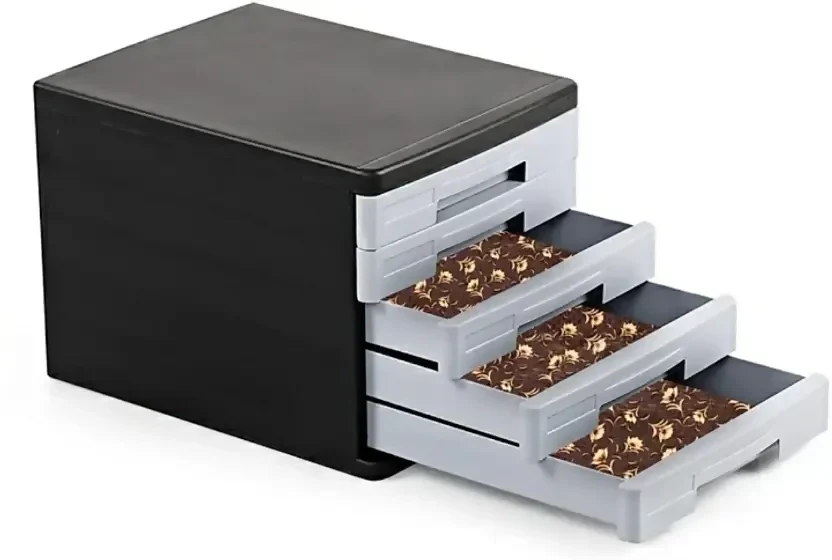 Mopak Decor ShelfLiner used for Wardrobe kitchen cabinet Drawer Slab Roll (Brown Nalni) - Image 2