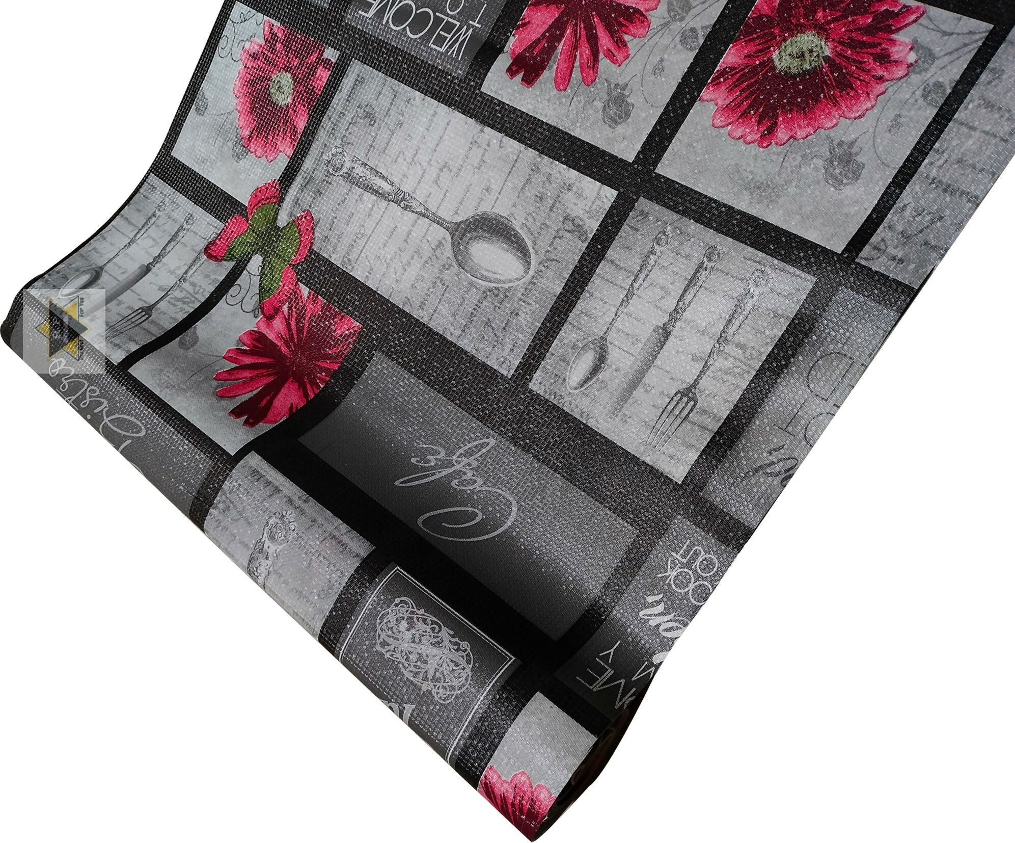 Mopak Decor ShelfLiner used for Wardrobe kitchen cabinet Drawer Slab Roll (Grey Paris) - Image 3