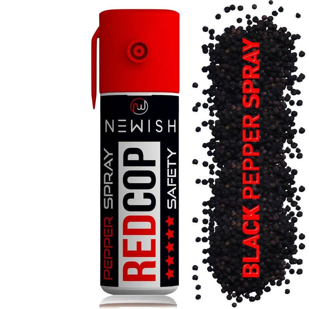 Newish Self Defence Pepper Spray for Woman Safety For Self Defense 50 (Shots - 50 / 55 ml / Pack of 5 )