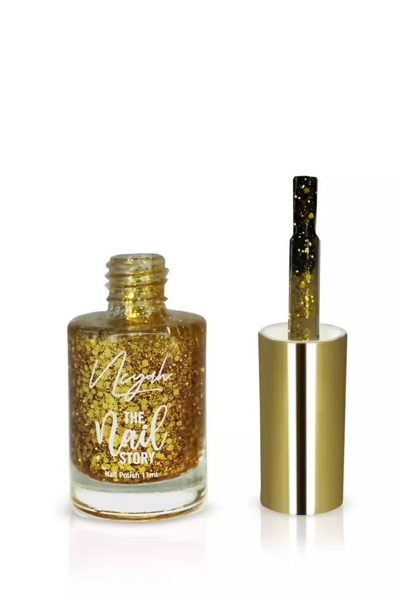 Neyah The Nail Story Nail Polish 11ml (Golden Path) - Image 2