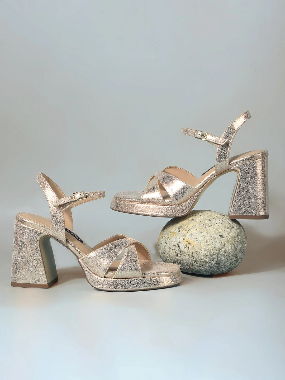 Nine West Women Ankle-Strap Block Heel Sandal - Image 6
