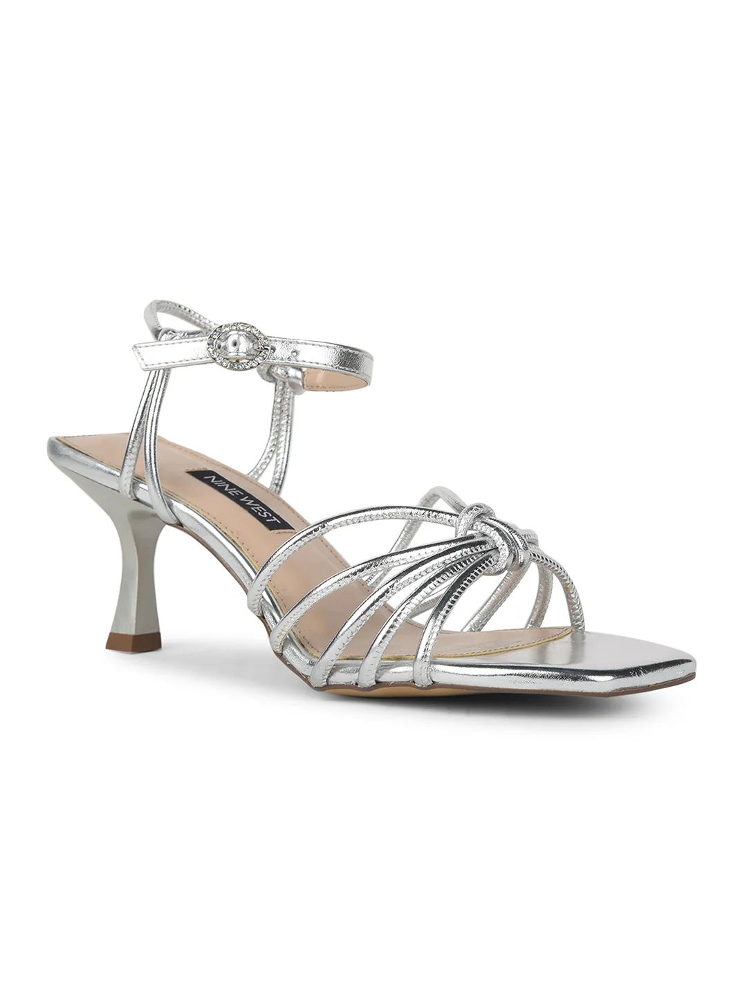 Nine West Women Ankle-Strap Kitten Heel Sandal
