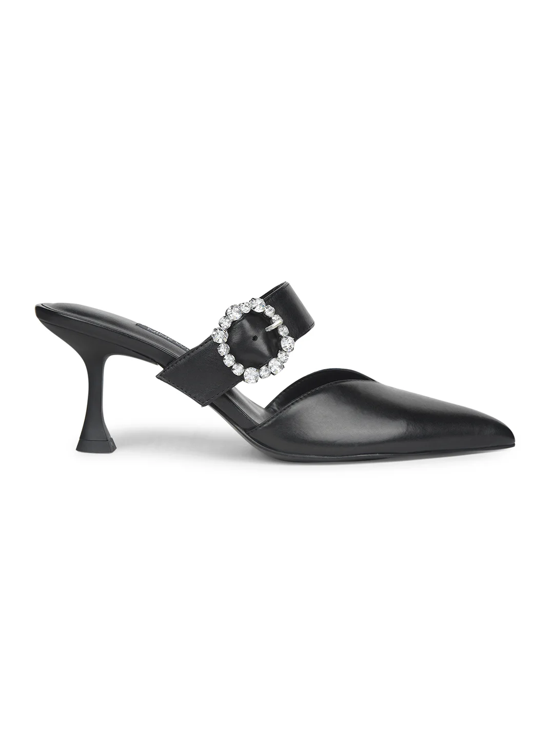 Nine West Women Pointed-Toe Kitten Heel Mule Sandal - Image 2