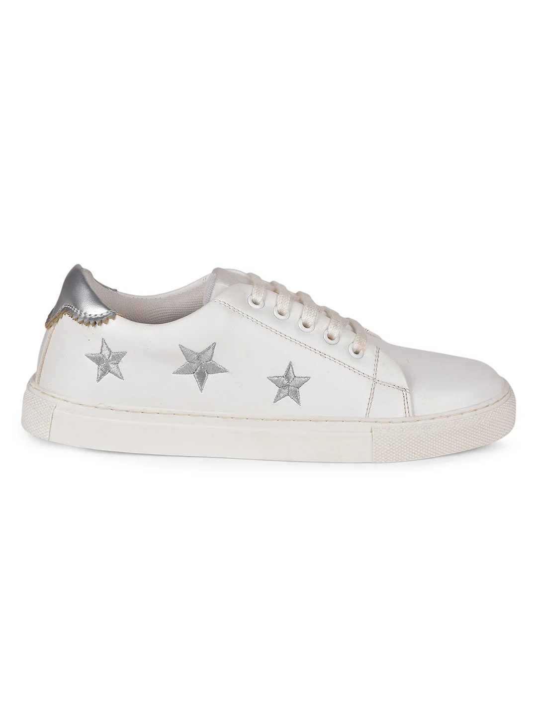 North Star Women's White Casual Lace-up Sneakers - Image 2