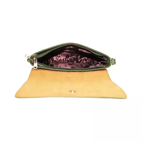 Olive Green Minimalist sling Bag – Chic Everyday Shoulder Bag (Olive) - Image 7