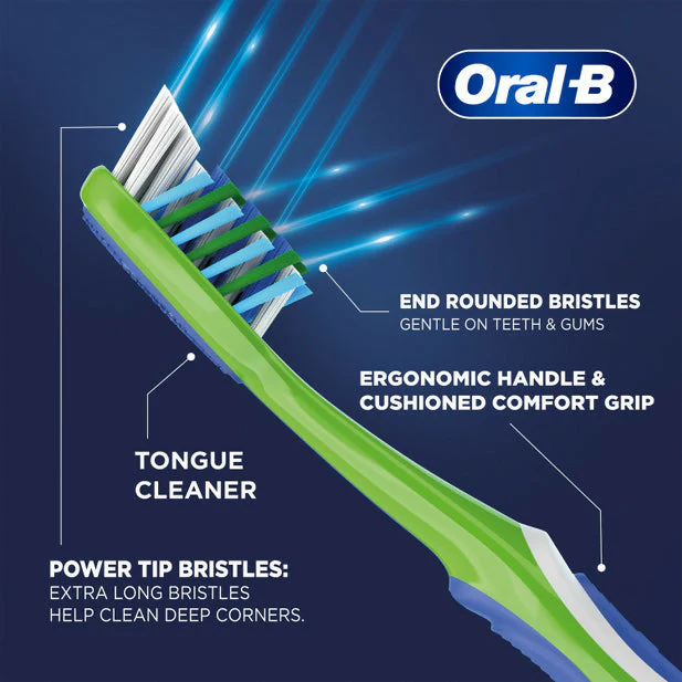 Oral-B CrissCross Manual Toothbrush – Family Pack of 4 - Image 6