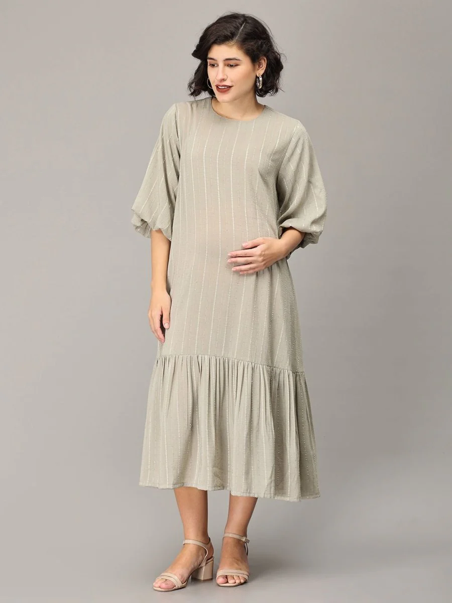 Paparazzi Maternity Oversized Tunic Dress - Image 3