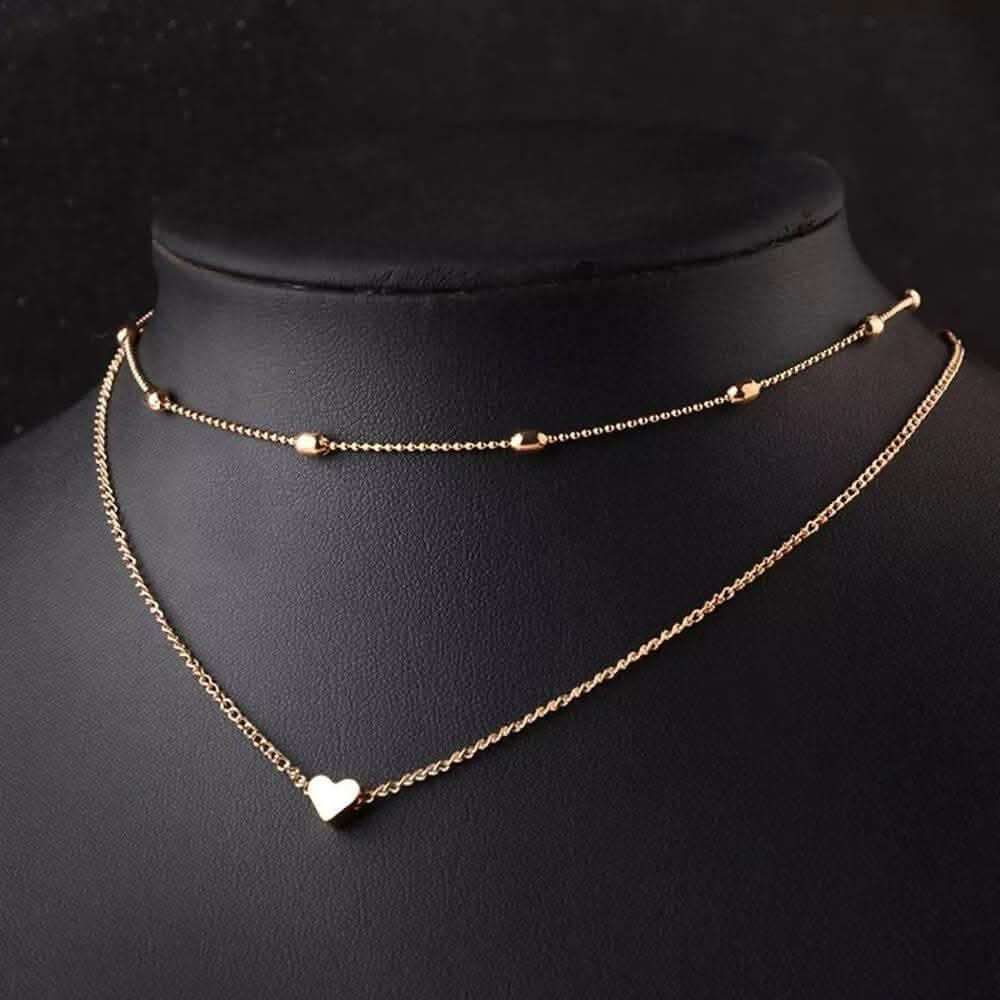 Pinapes Love Heart Shape Pendant Necklace For Women And Girls With Extendable Chain Fashion Jewelry - Image 3