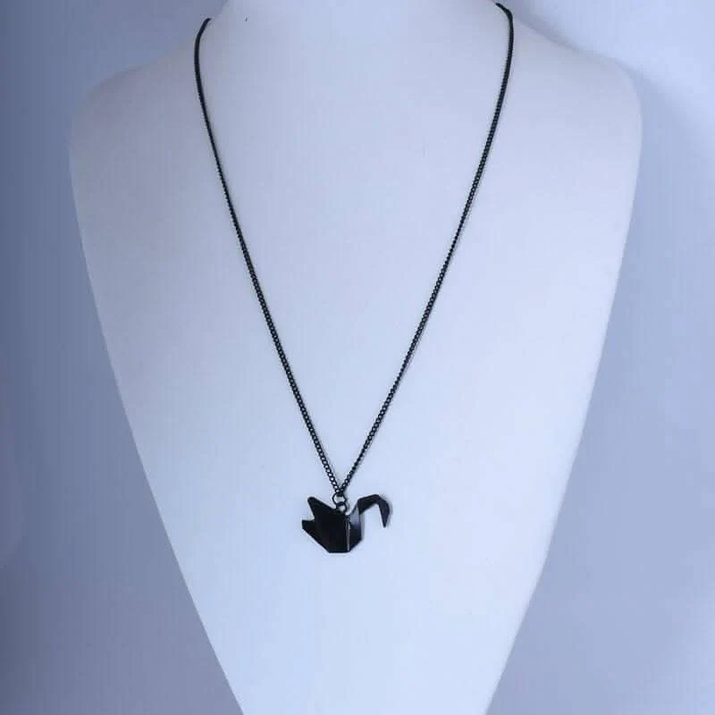 Pinapes Origami Pendant Necklace – (Gold Colour)