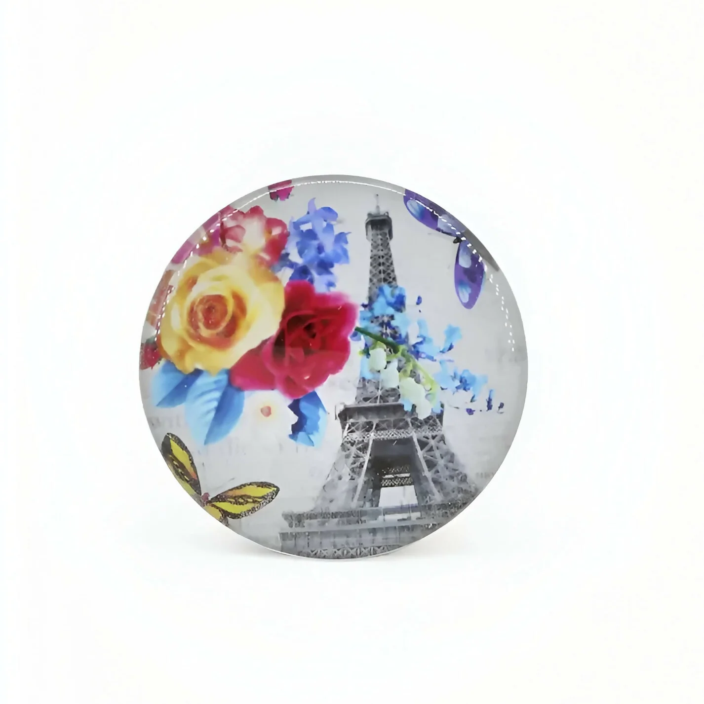 Plastic Magnetic Fridge Sticker (Eiffel Tower Printed) - 1 Pc (Assorted colors) - Image 5