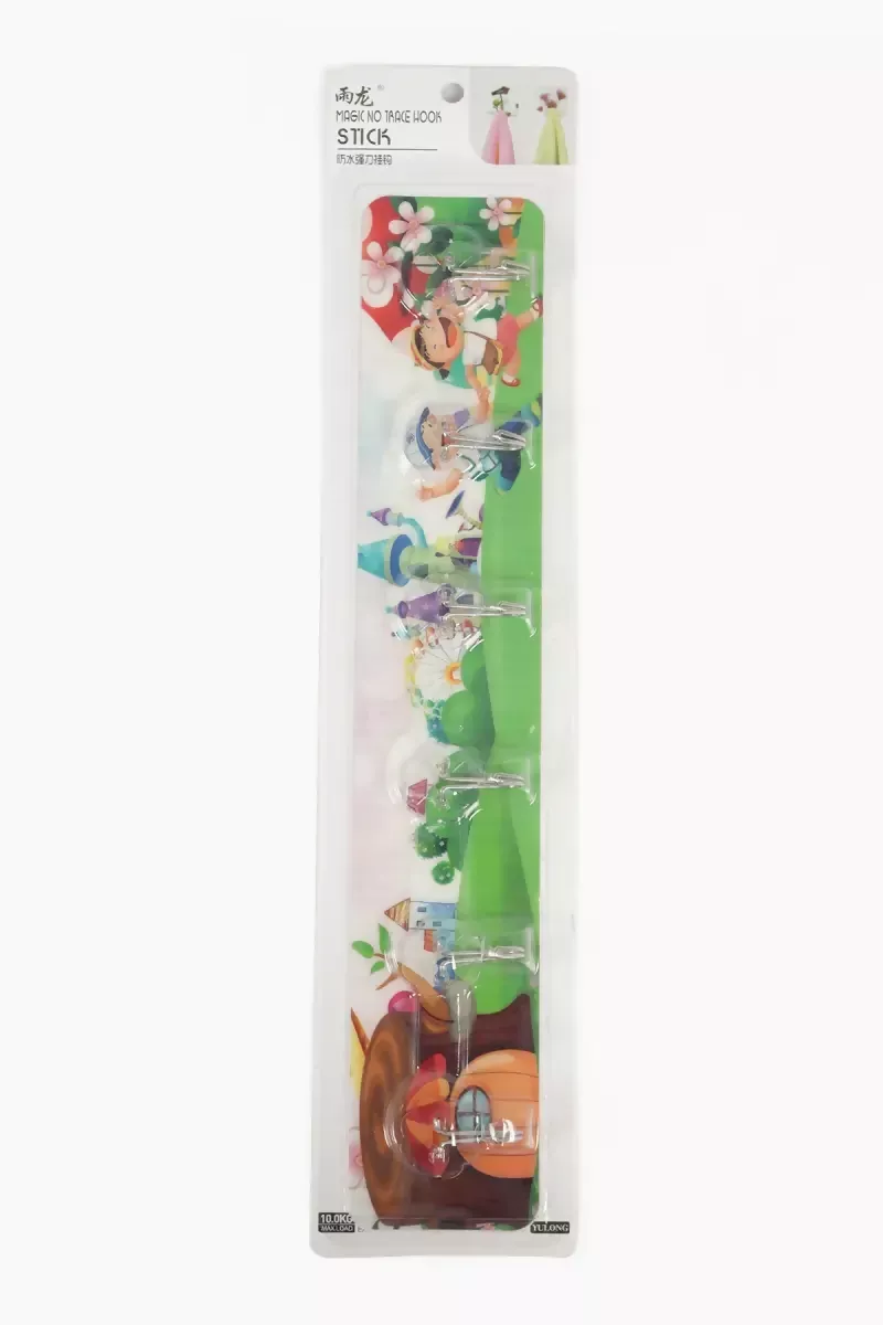 Plastic Multipurpose Wall Stick Hooks (Assorted Design) - Pack of 1 - Image 6
