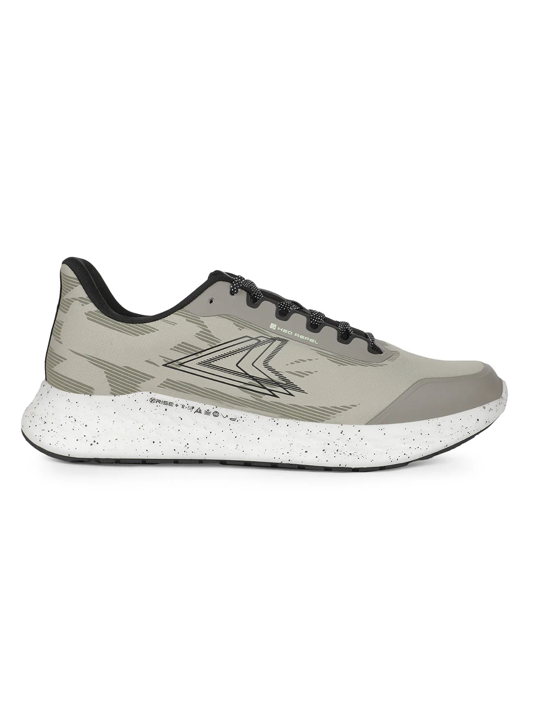 Power Men Beige Lace-up Oxford Sports Shoes - Image 2