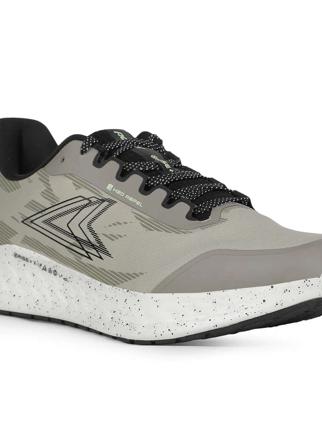 Power Men Beige Lace-up Oxford Sports Shoes - Image 5