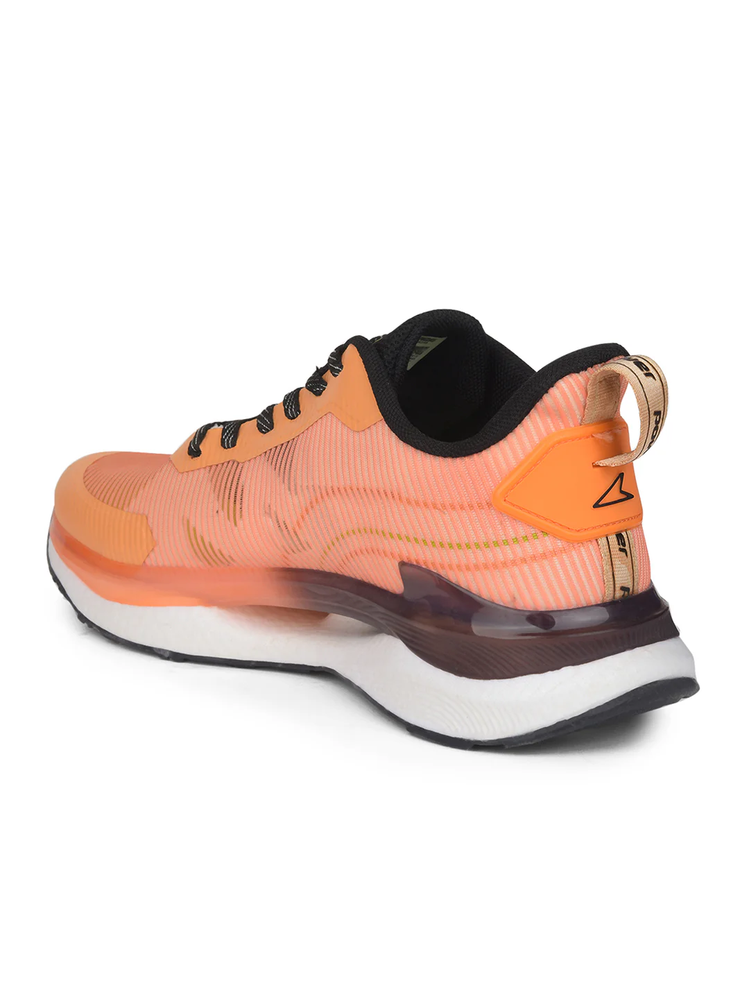 Power Men Orange Lace-up Oxford Sports Shoes - Image 3