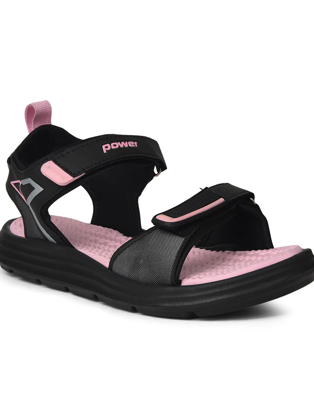 Power Women Pink Velcro Strap Sporty Sandal - Image 5